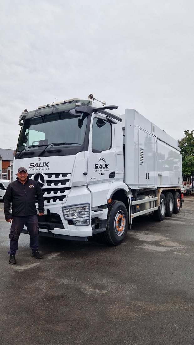 The fourth SAUK vacuum excavator delivered to the yard